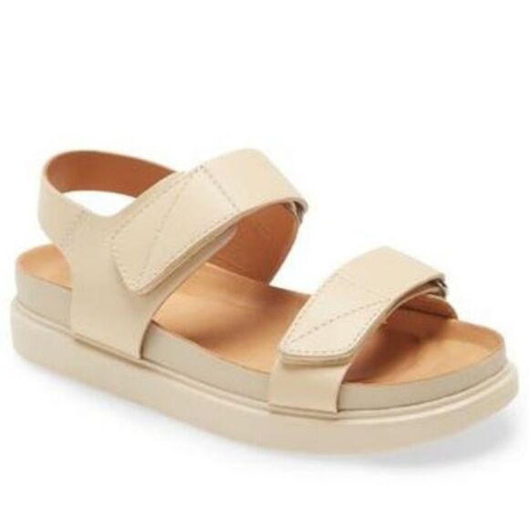 Vagabond Shoemakers Erin Platform Sandal Cream Size 40 - Picture 1 of 14